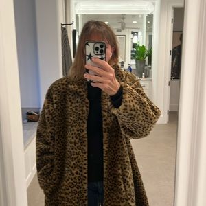Vintage Leopard Fur Coat